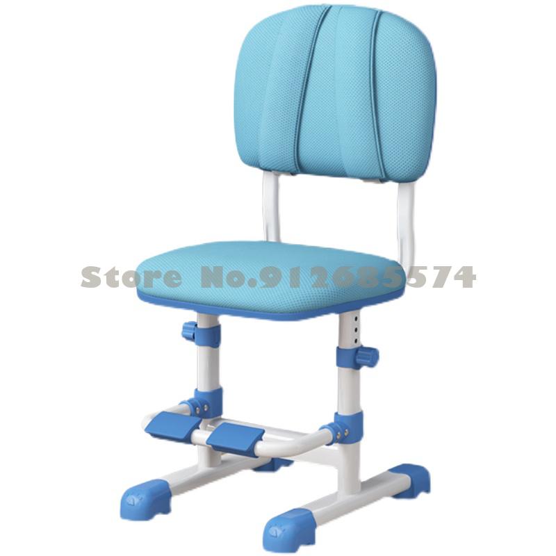 어린이 연구 의자 올바른 앉아 자세 책상 의자 리프트 조절 초등 학생 쓰기 의자 등받이 의자